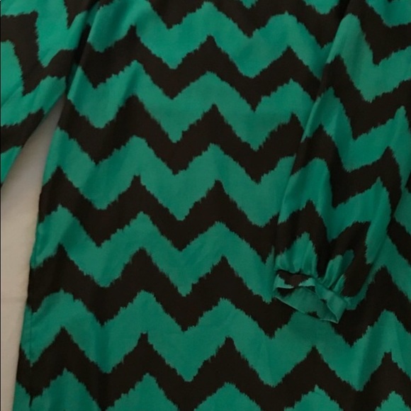 Teal boho chevron dress - Picture 4 of 8